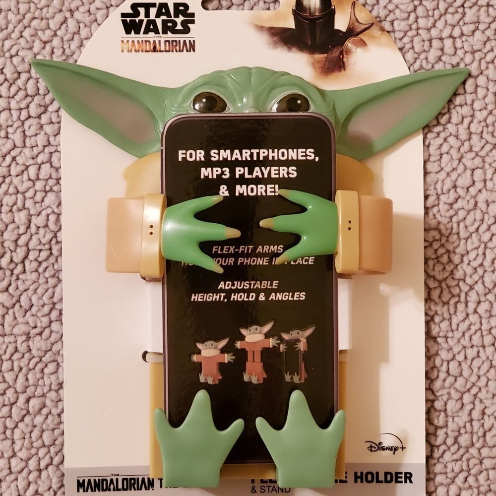 The child mandalorian phone holder stand